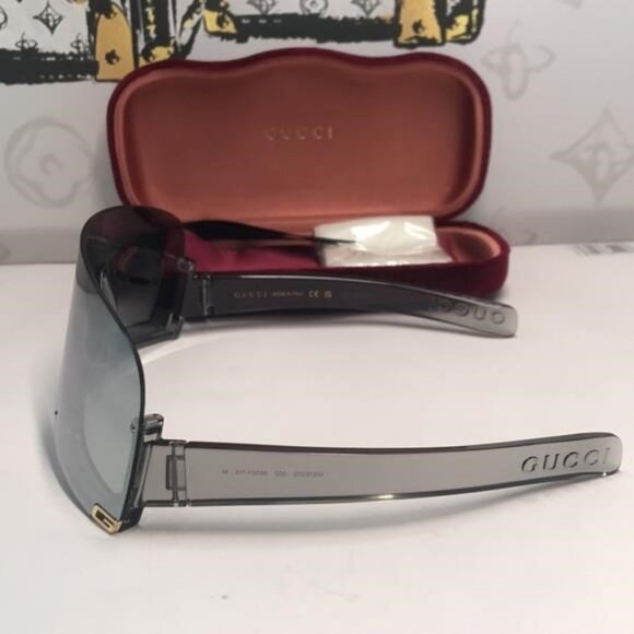 Authentic Gucci GG1637S 002 Silver Mirror Sunglasses – New - Picture 4 of 10